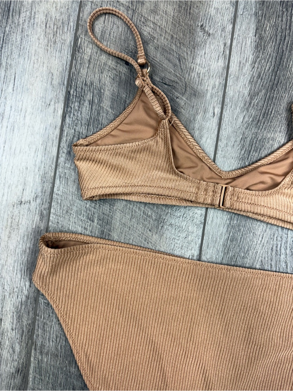Aerie Tan Ribbed‎ Bikini Set - Picture 11 of 12